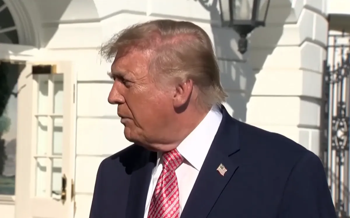 Tổng thống Mỹ Donald Trump. (Ảnh chụp màn hình)
