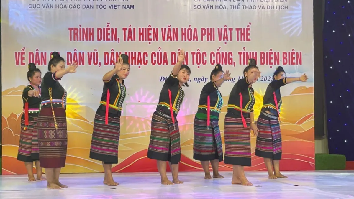 Múa dân tộc Cống – nhịp điệu di sản giữa đại ngàn Điện Biên - Ảnh 2.