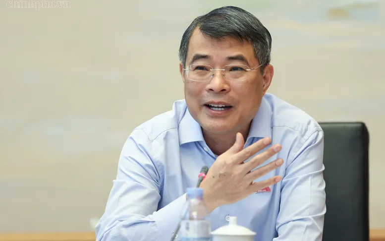 Thủ tướng Lê Minh Hưng phát biểu thảo luận tại tổ - Ảnh: chinhphu.vn
