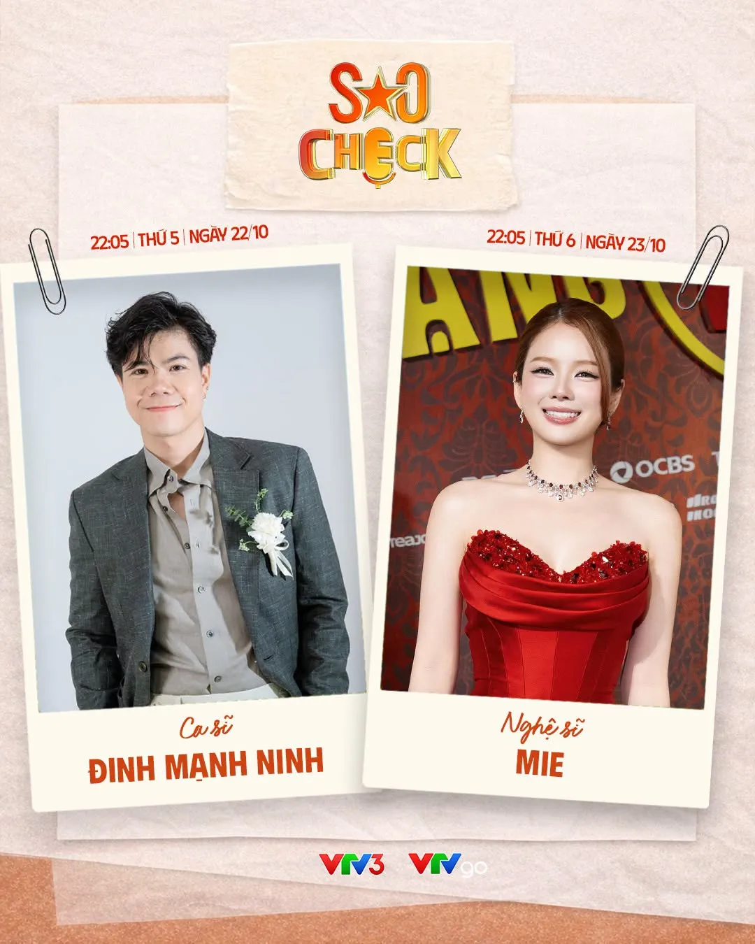 Sao Check: Cuộc đổ bộ của "Chiến tướng" Đinh Mạnh Ninh v&agrave; "Chị đẹp" đa t&agrave;i MIE  - Ảnh 1.