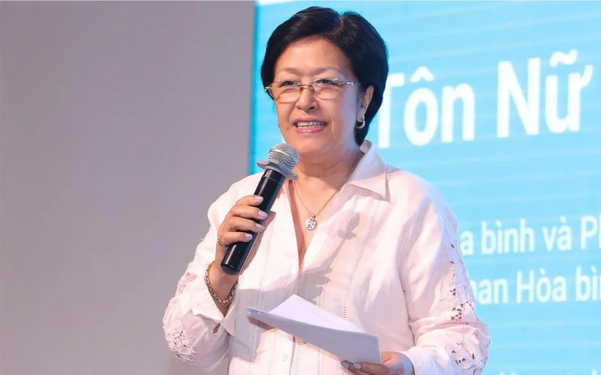 Bà Tôn Nữ Thị Ninh: Thành công của Sinh viên thế hệ mới phải mang tính bền vững và đem lại hạnh phúc thực sự - Ảnh 2.