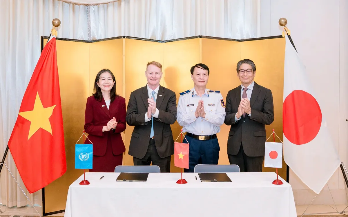 Lễ ký kết đánh dấu cột mốc hợp tác mới giữa UNODC, Nhật Bản và Việt Nam.