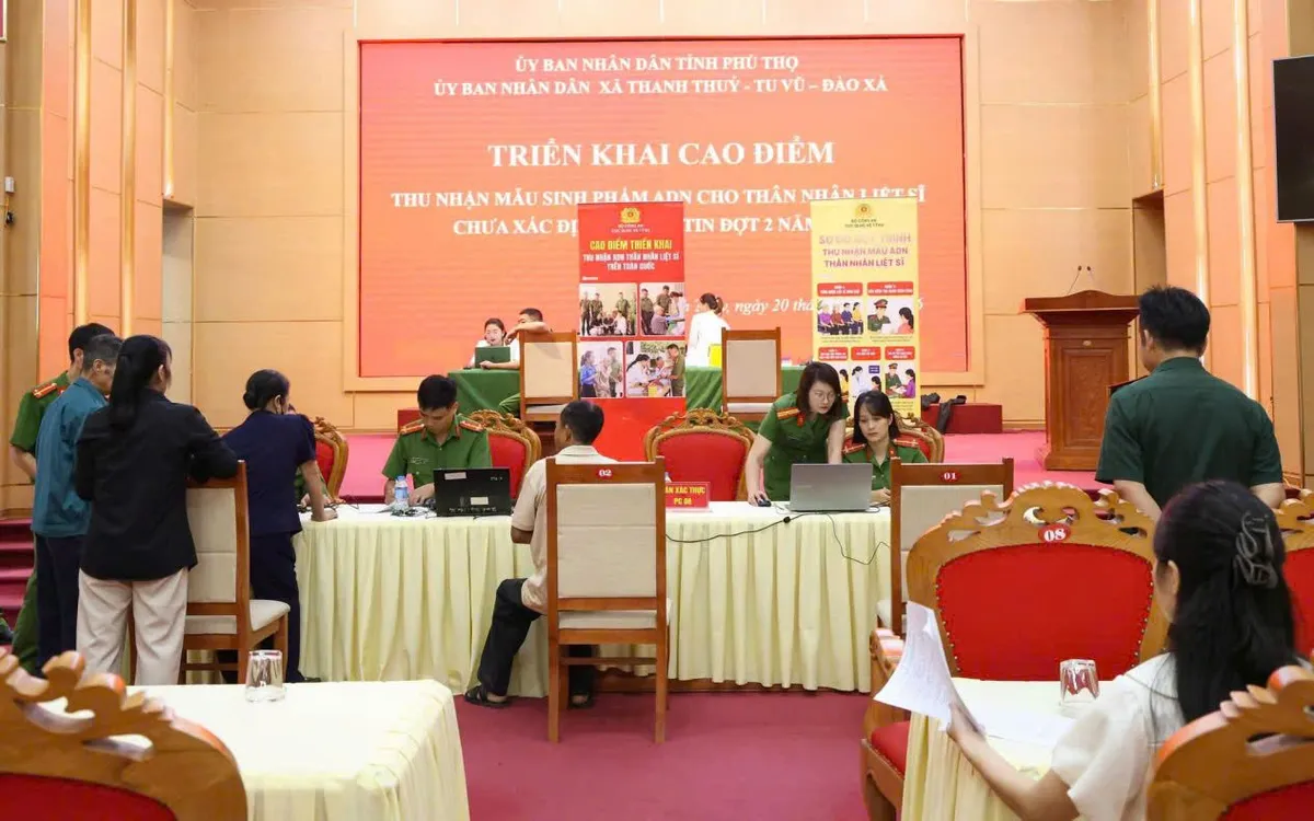 Phú Thọ hoàn thành 100% việc lấy mẫu ADN xác định danh tính liệt sĩ - Ảnh 6.