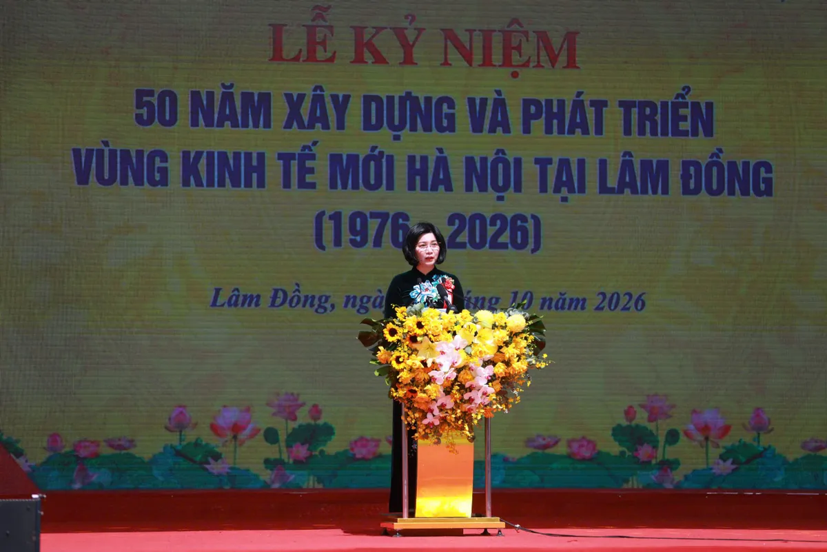 Kỷ niệm 50 năm xây dựng và phát triển Vùng kinh tế mới Hà Nội tại Lâm Đồng- Ảnh 4.