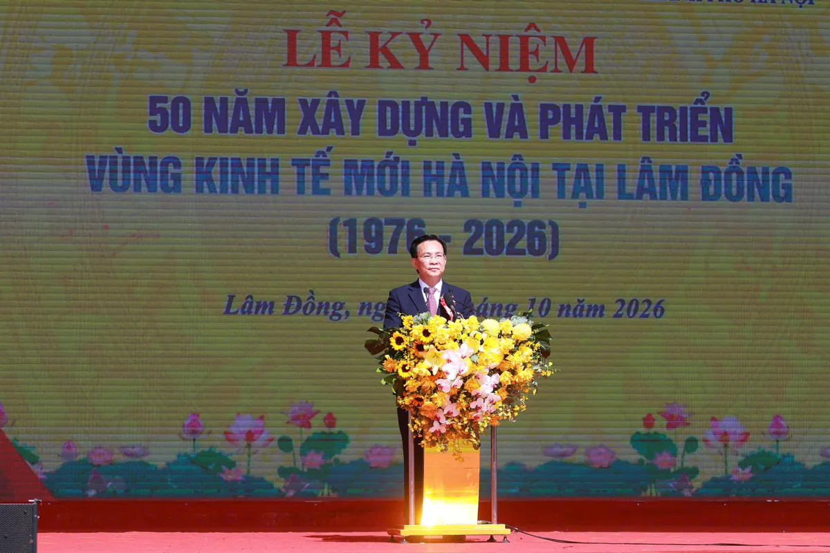 Kỷ niệm 50 năm xây dựng và phát triển Vùng kinh tế mới Hà Nội tại Lâm Đồng- Ảnh 2.