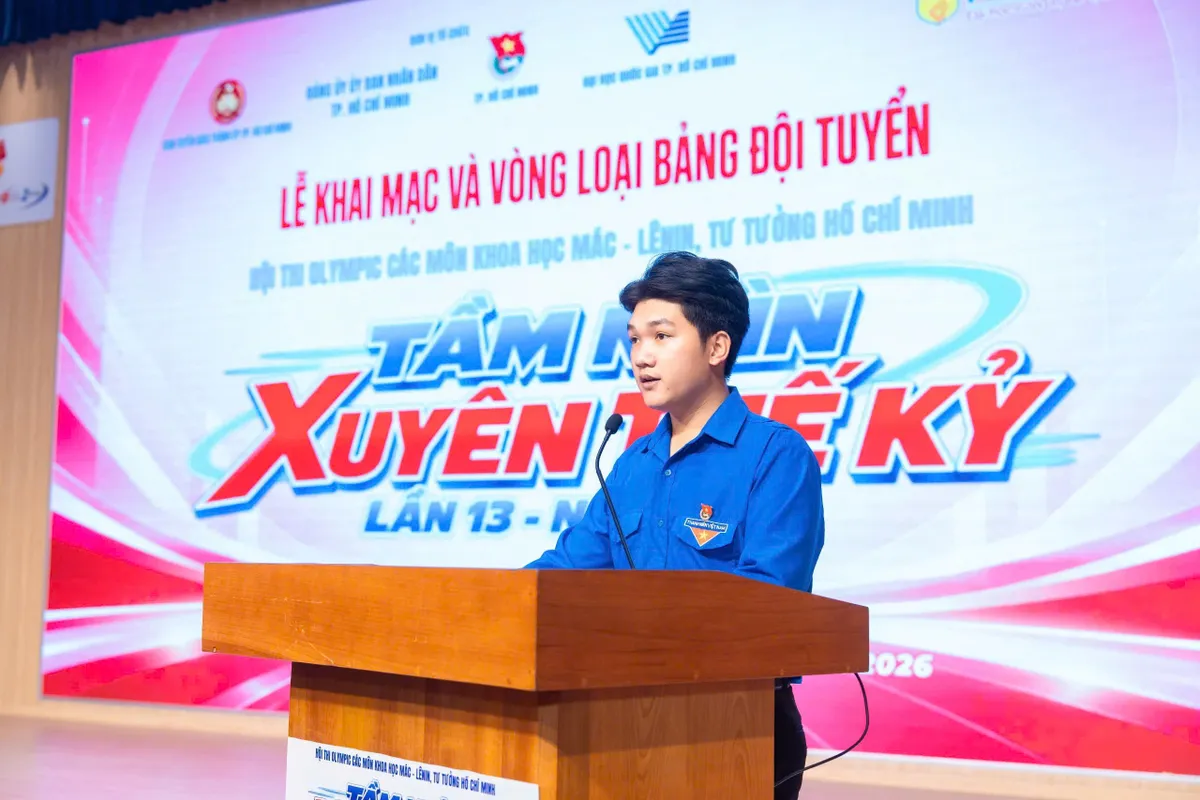 66 đội tuyển tranh tài tại Hội thi Olympic các môn khoa học Mác - Lênin, Tư tưởng Hồ Chí Minh- Ảnh 4.