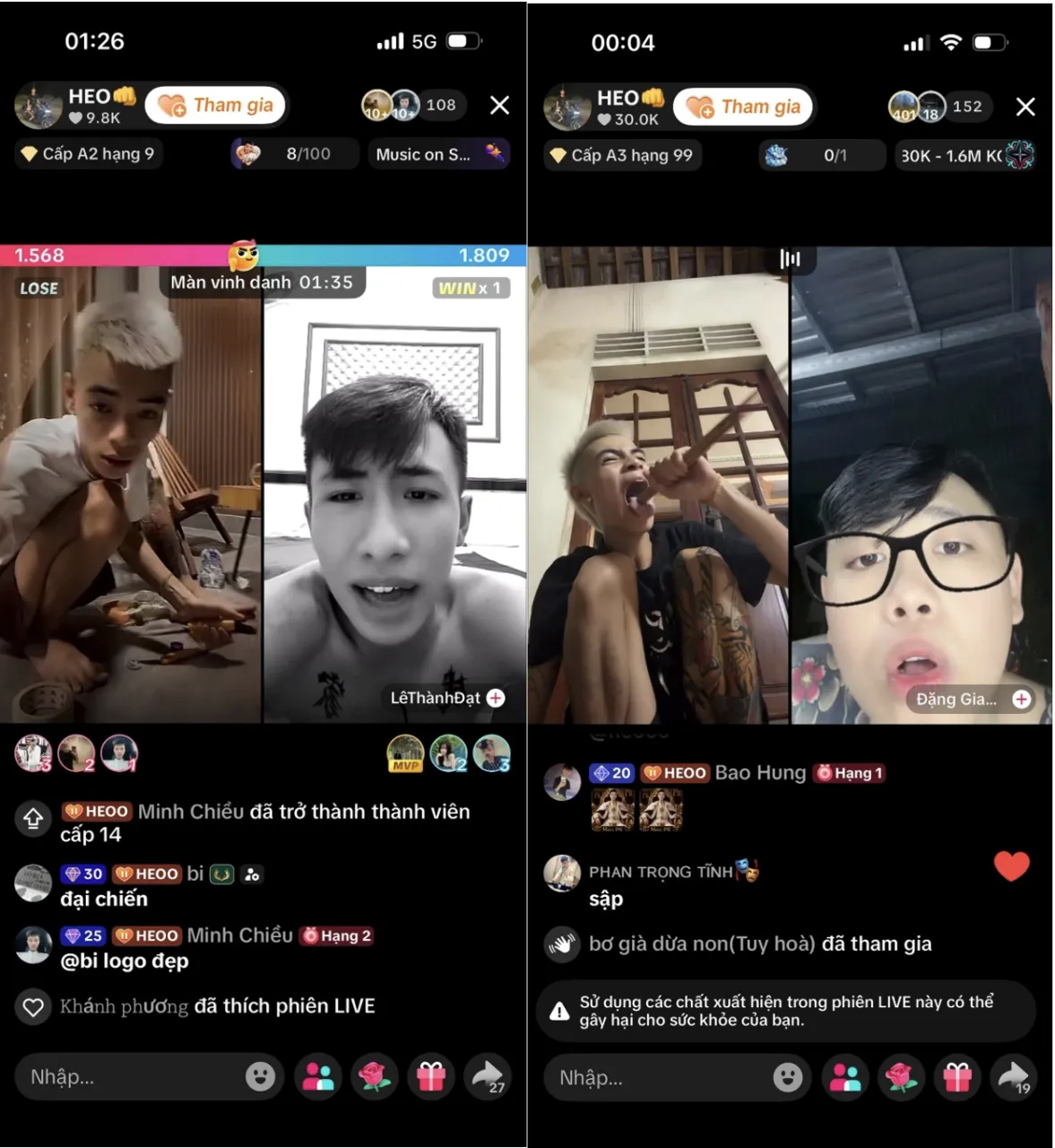 Xử lý nhóm đối tượng livestream tự gây thương tích để nhận quà tặng - Ảnh 2.