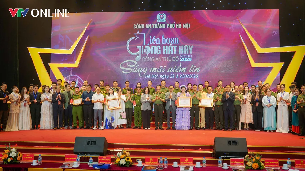 Li&ecirc;n hoan Giọng h&aacute;t hay C&ocirc;ng an Thủ đ&ocirc; 2026: T&ocirc;n vinh những giọng ca chiến sĩ - Ảnh 6.