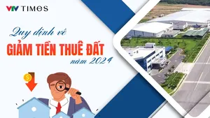 Từ 11/4/2025: Giảm 30% tiền thuê đất năm 2024 cho người thuê trả tiền hằng năm