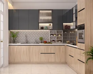 Ốp gạch hay kính cho tường bếp thì tốt hơn?