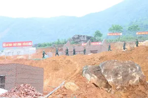 Lào Cai thi công xuyên lễ 30/4: Gấp rút hoàn thành nhà tái định cư cho dân vùng lũ