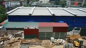 Nhà siêu nhỏ xuất hiện sau giải tỏa mở đường ở quận Thanh Xuân