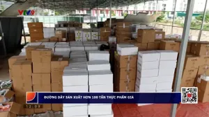 Đường dây sản xuất hơn 100 tấn thực phẩm giả