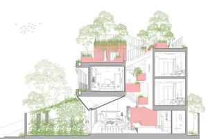 Thiết kế lệch tầng: Giải pháp tối ưu không gian cho nhà phố đô thị