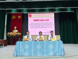 Bà Rịa - Vũng Tàu: Đấu giá 57 lô đất, thu về hơn 75 tỉ đồng