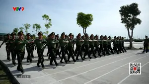 Rèn bản lĩnh, thi đua huấn luyện diễu binh, diễu hành