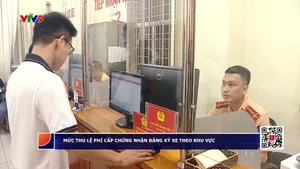 Mức thu lệ phí cấp chứng nhận đăng ký xe theo khu vực