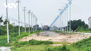 Thiếu mặt bằng, dự án đường trăm tỷ qua KCN ở Bắc Ninh chậm tiến độ