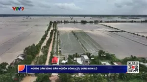 Người dân vùng đồng bằng Cửu Long đón lũ