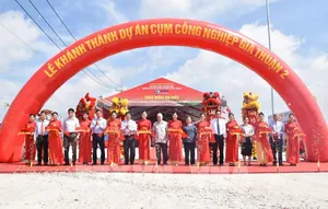 Đồng Tháp khánh thành cụm công nghiệp ven biển gần 400 tỷ đồng