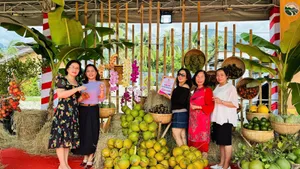 Không khí sôi động tại Lễ hội trái cây, ẩm thực Lâm Sơn dịp Quốc khánh 2/9