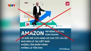 Cảnh báo chiêu trò lừa đảo "bán hàng cùng Amazon"