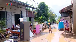 Nỗ lực của lực lượng tại chỗ trong vùng lũ