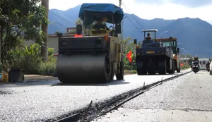 Vượt khó thi công trong giá rét, đưa dự án nâng cấp Quốc lộ 32 về đích trước Tết