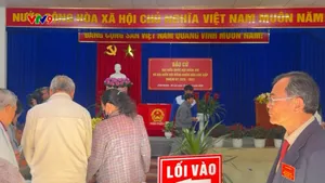 Không khí ngày hội bầu cử tại Lâm Đồng