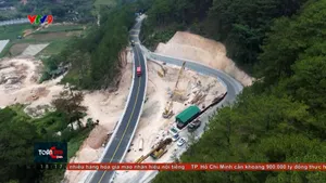 Hoàn thiện cầu cạn - lưu thông trên đèo Mimosa thông suốt