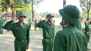 Rèn bản lĩnh những ngày đầu quân ngũ