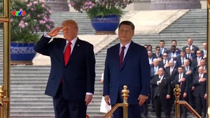 Trung Quốc đón trọng thể Tổng thống Mỹ Donald Trum