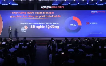 Số lượng hàng Việt Nam tăng 300% trên Amazon