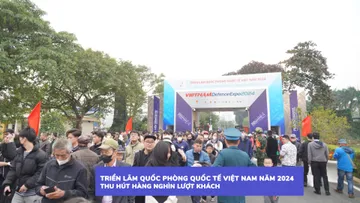Hàng nghìn người dân tới tham quan Triển lãm Quốc phòng quốc tế Việt Nam 2024