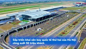 Sắp triển khai sân bay quốc tế thứ hai của Hà Nội, công suất 50 triệu khách