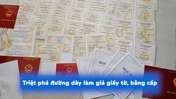 Triệt phá đường dây làm giả giấy tờ, bằng cấp