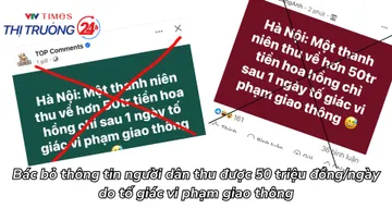 Bác thông tin ''thanh niên thu về 50 triệu đồng từ tố giác vi phạm giao thông''