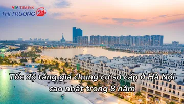 Tốc độ tăng giá chung cư sơ cấp ở Hà Nội cao nhất trong 8 năm