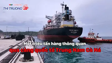 Một triệu tấn hàng thông quan qua cảng quốc tế Trung Nam Cà Ná