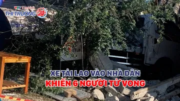 Xe tải lao vào nhà dân khiến 6 người tử vong