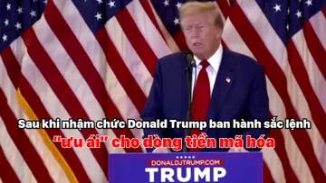 Sau khi nhậm chức Donald Trump ban hành sắc lệnh “ưu ái” cho dòng tiền mã hóa