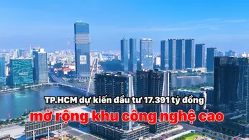 TP.HCM dự kiến đầu tư 17.391 tỷ đồng mở rộng khu công nghệ cao