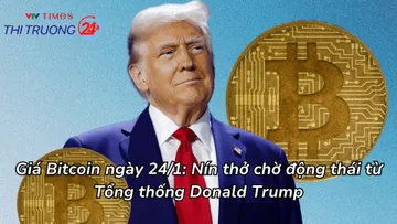 Giá Bitcoin ngày 24/1: Nín thở chờ động thái từ Tổng thống Donald Trump