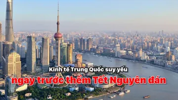 Kinh tế Trung Quốc suy yếu ngay trước thềm Tết Nguyên đán