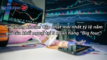 Tin chứng khoán: Cập nhật mới nhất tỷ lệ nắm giữ của khối ngoại tại 3 ngân hàng "Big four"