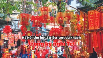 Hà Nội thu hút 1 triệu lượt du khách trong kỳ nghỉ Tết