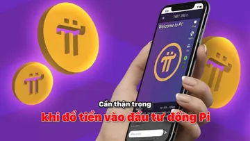 Cần thận trọng khi đổ tiền vào đầu tư đồng Pi