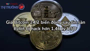 Giá Bitcoin ngày 24/2: Biến động sau tin sàn Bybit bị hack hơn 1,46 tỷ USD