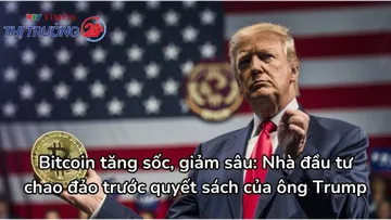 Bitcoin tăng sốc, giảm sâu: Nhà đầu tư chao đảo trước quyết sách của ông Trump