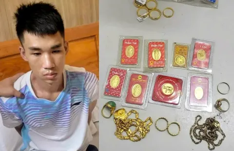 Bắt giữ đối tượng trộm 5 cây vàng ở Vĩnh Phúc